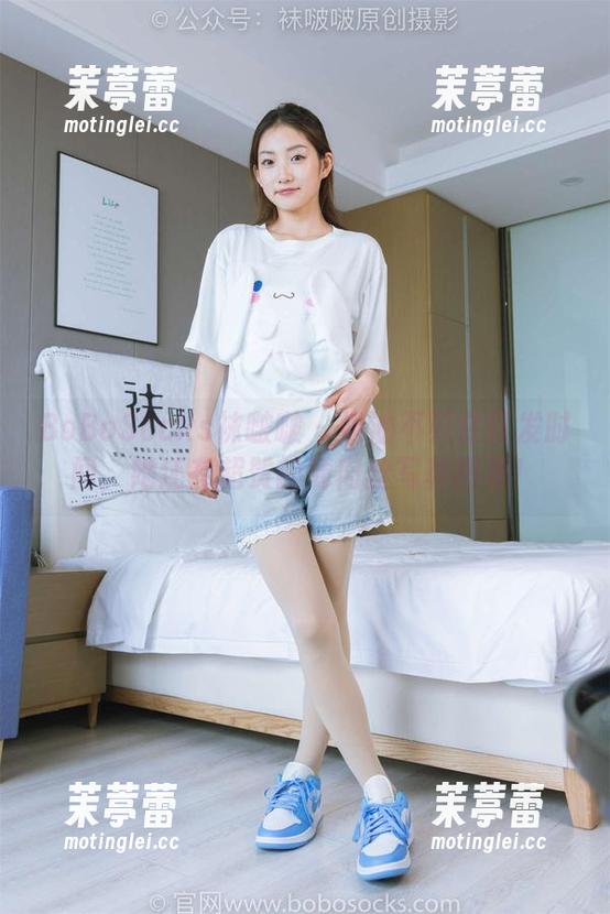 BoBoSocks袜啵啵 - 奶油不只会打发时间，她还有超赞的薄肉丝写真图集！