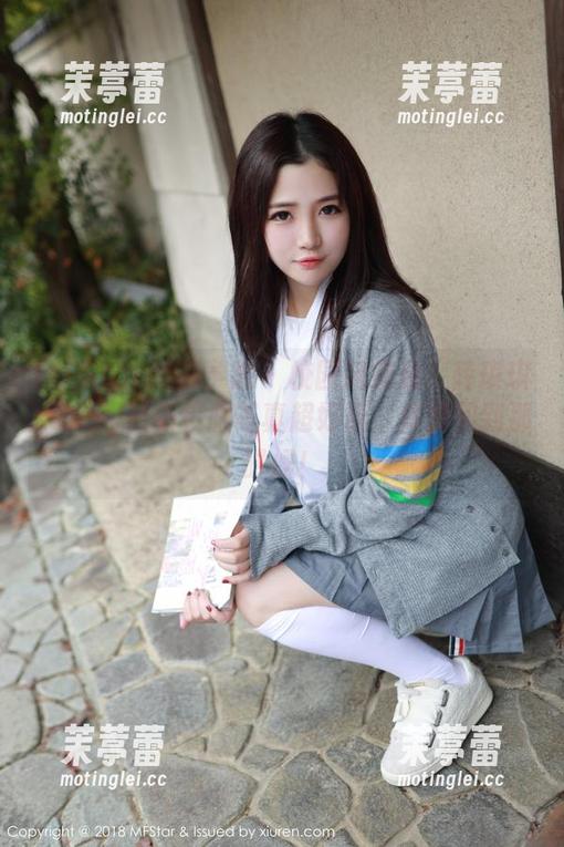 MFStar模范学院 - 校园风来袭！薛琪琪sandy最新校服写真超好看，真想回到那时候！