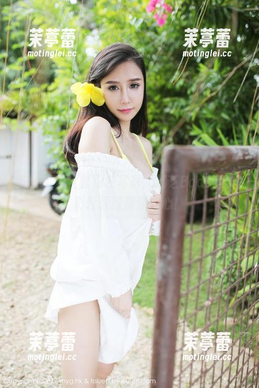 美媛馆 - 全套粉色写真，芝芝Booty用色彩轻轻撩拨你的心！